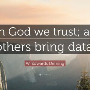 TOP 20 W. Edwards Deming Quotes